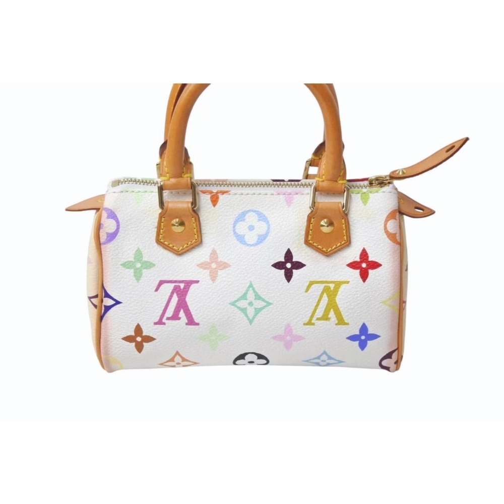 Louis Vuitton Monogram Multicolore Multicolor Speedy Natural Takashi Murakami - Picture 3 of 9